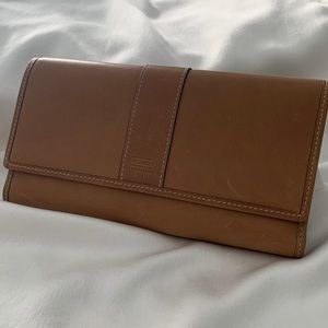 NWT Coach Checkbook Wallet
